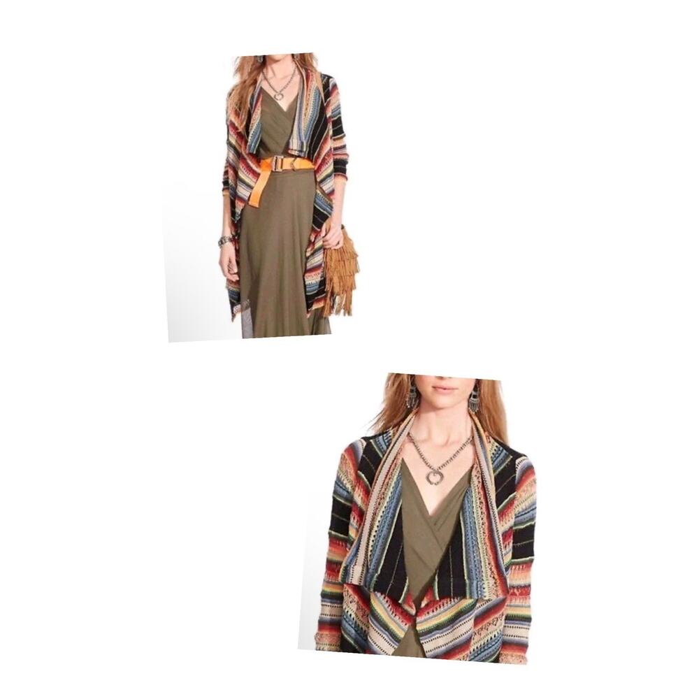 Vintage Polo Ralph Lauren Southwestern Serape Open Knit Cardigan Small NWOT - Picture 2 of 8